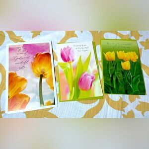 “Happy Easter” 3 NEW Greeting Cards American Greetings Tender Thoughts